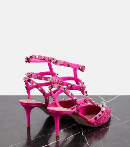 Valentino Rockstud 65 bouclé pumps 3