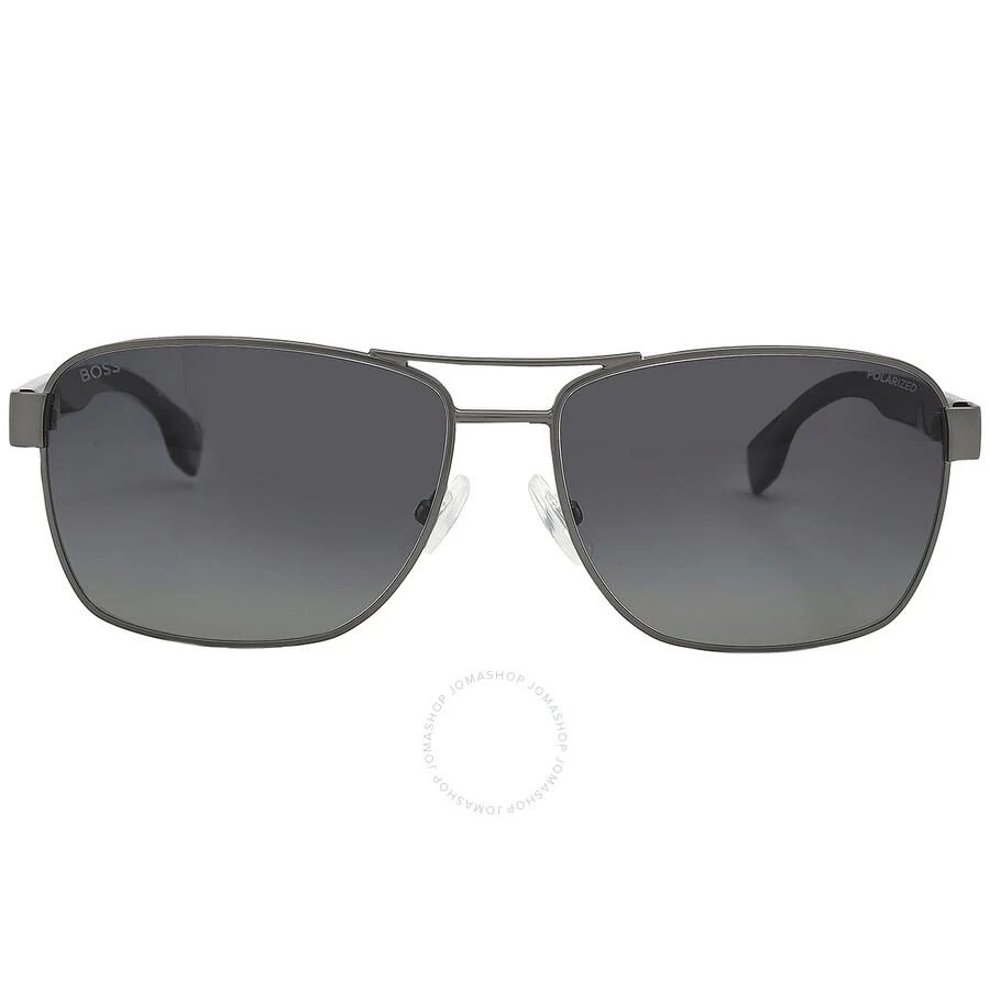 Hugo Boss Grey Rectangular Men's Sunglasses BOSS 1559/O/S 0R80/WJ 60 1