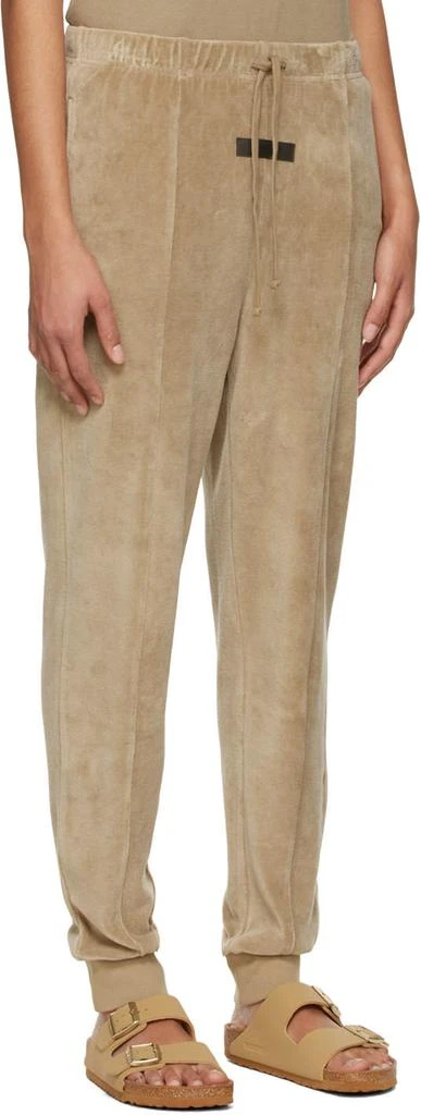 Essentials Tan Cotton Lounge Pants 2