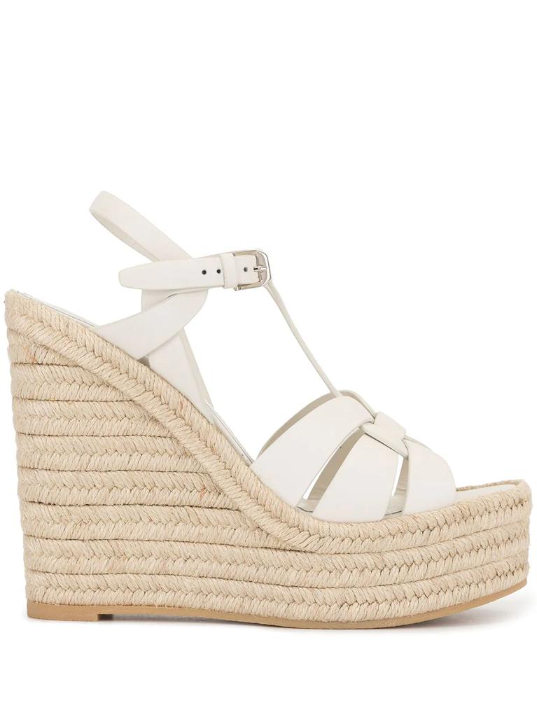 Saint Laurent Tribute wedge sandals - women