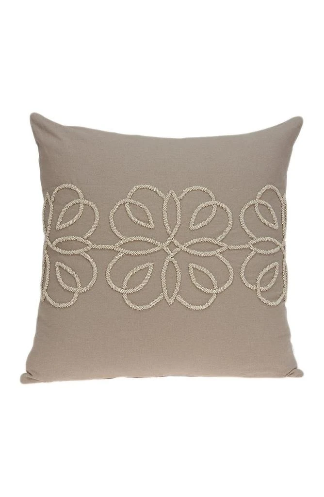 Parkland Sutra Transitional Pillow - 20" x 20" - Tan 1