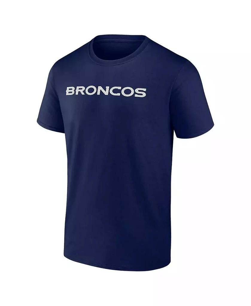 Fanatics Men's Navy Denver Broncos Big Tall Number One Dad T-Shirt 2