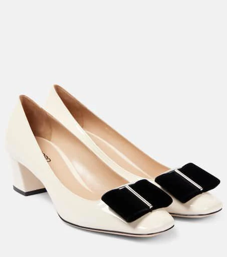 Tom Ford Audrey 55 bow-detail patent leather pumps 1