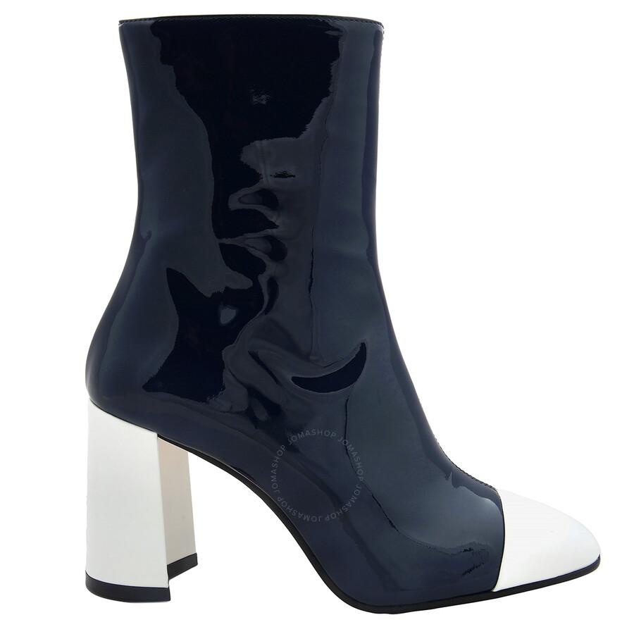 Carel Donna Patent Leather Ankle Boots