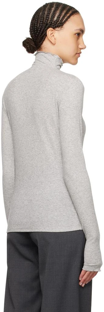 Filippa K Gray Mock Neck Sweater 3