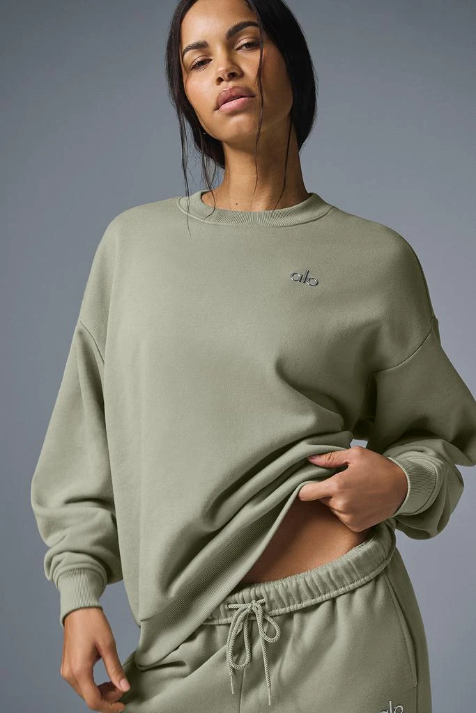Alo Accolade Crew Neck Pullover - Limestone 1