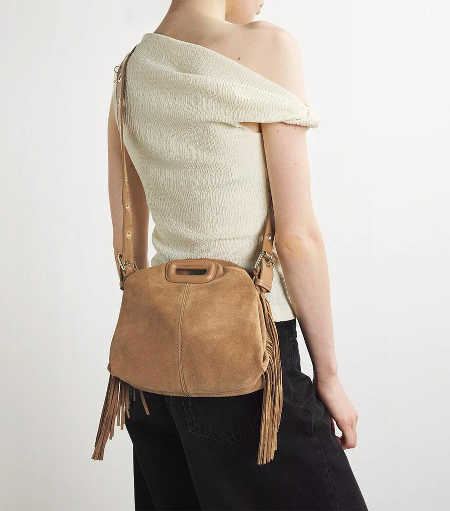 Maje Mini Suede Miss M Shoulder Bag 2
