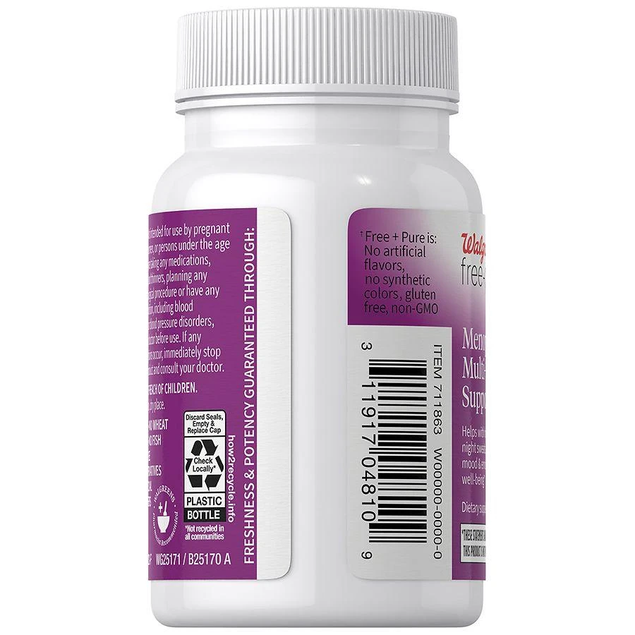 Walgreens Free & Pure Menopause Multi-Symptom Support Capsules 4
