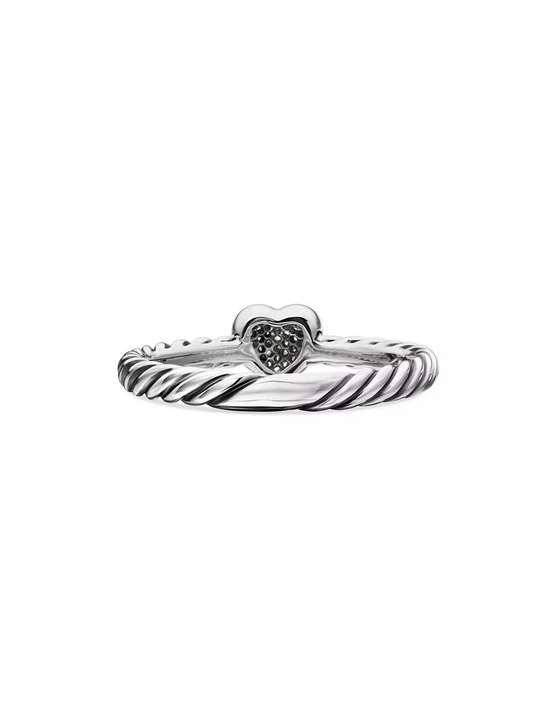 David Yurman Cable Collectibles Heart Ring With Diamonds 5