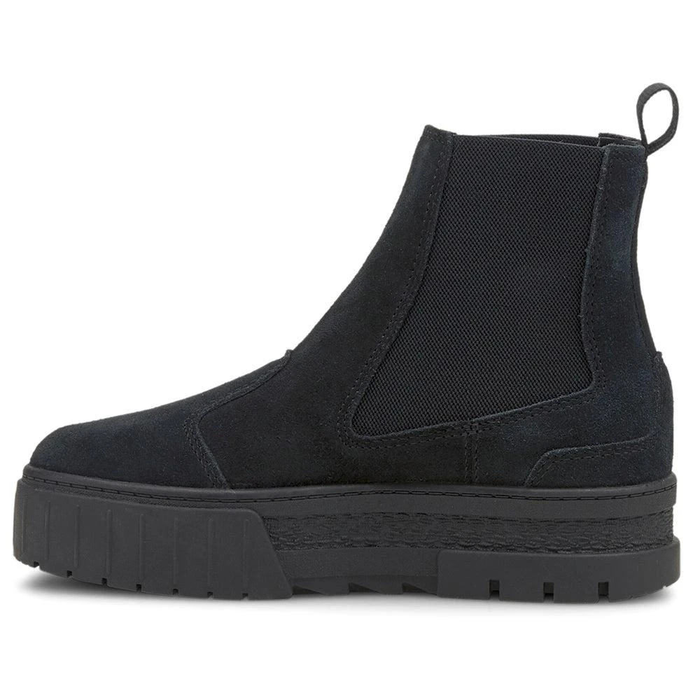 Puma Mayze Suede Round Toe Platform Chelsea Boots 3