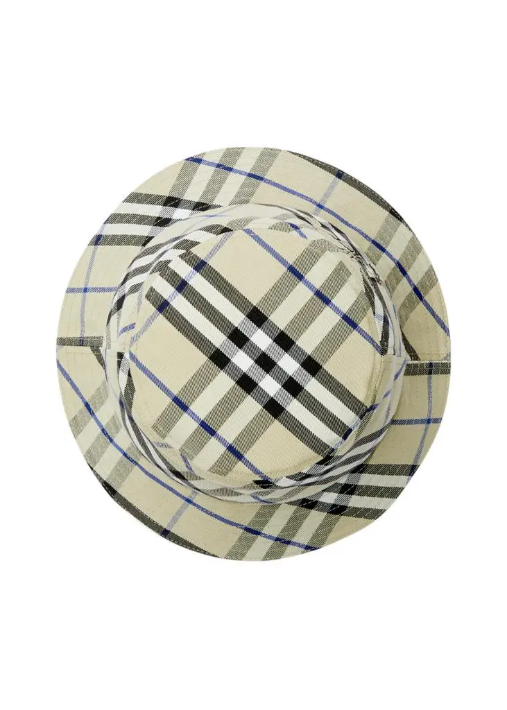 Burberry Check cotton blend bucket hat 2