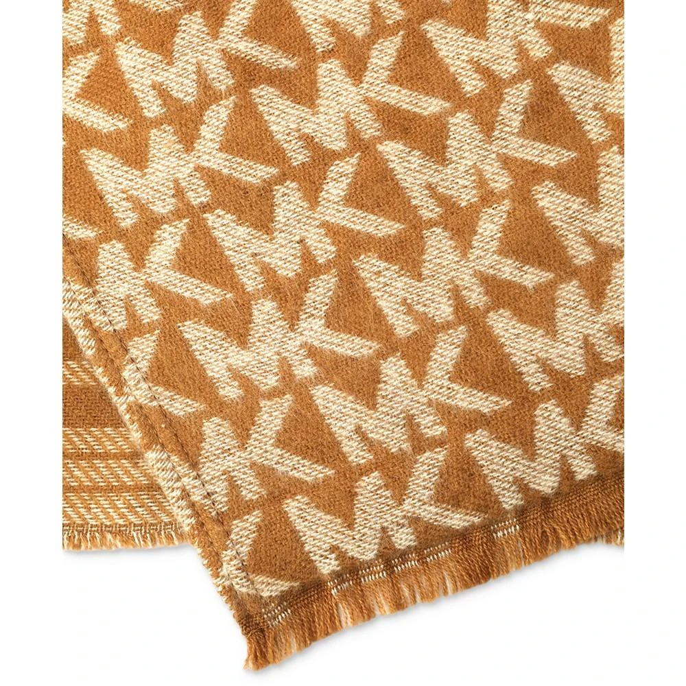 Michael Kors Women's Logo Plaid Reversible Cape Sweater 4