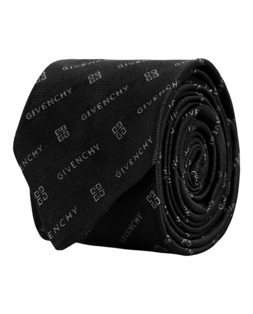 Givenchy Diagonal Logo Silk Tie 1