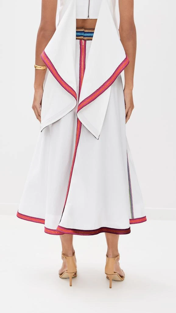 Rosie Assoulin Quartered A-Line Skirt 3