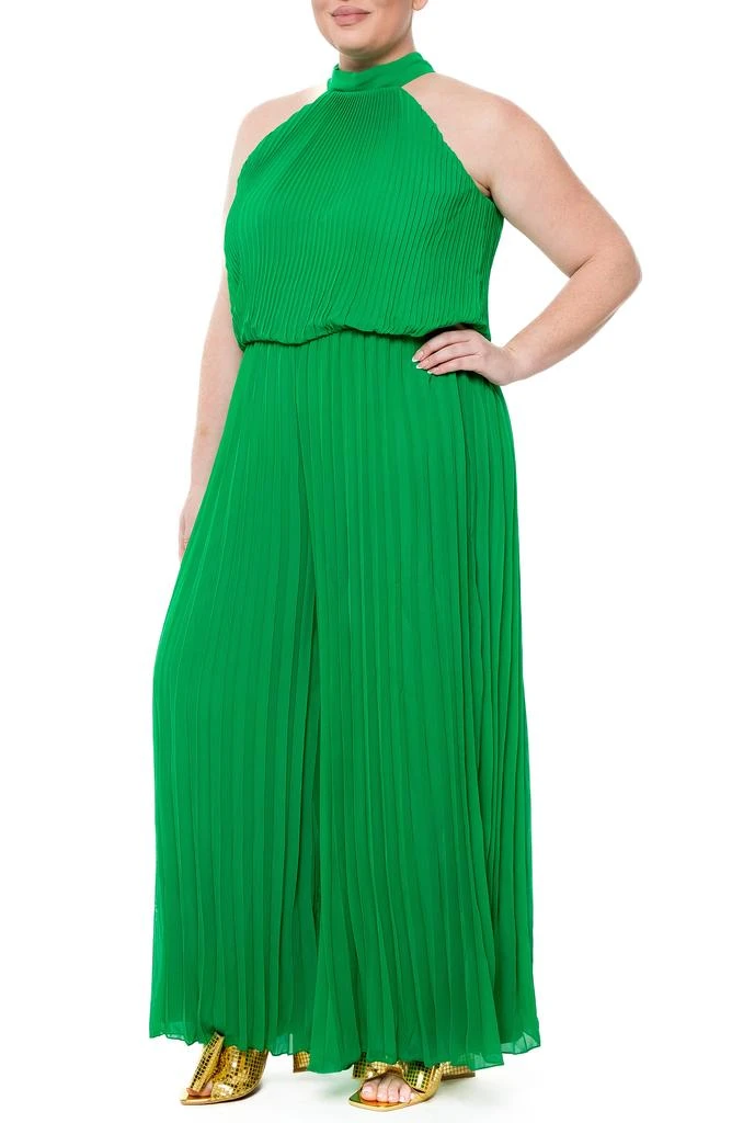 Meghan LA Wild Orchid Pleat Jumpsuit 4