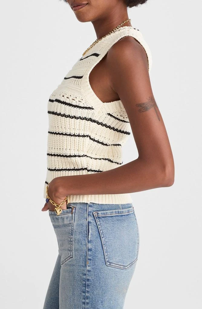 Madewell Stripe Cotton Sweater Vest 3