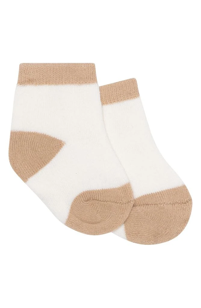 PL Baby by Petit Lem Kids
 Faux Shearling Top 
Joggers, Hat 
Socks Set 3