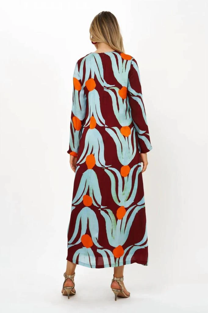 Shop Long Sleeve Shift Maxi Dress In Tulip Orange on Sale at BeyondStyle   Get 47% Off Long Sleeve Shift Maxi Dress In Tulip Orange with Limited-Time  Flash Deals, Exclusive Discounts, and