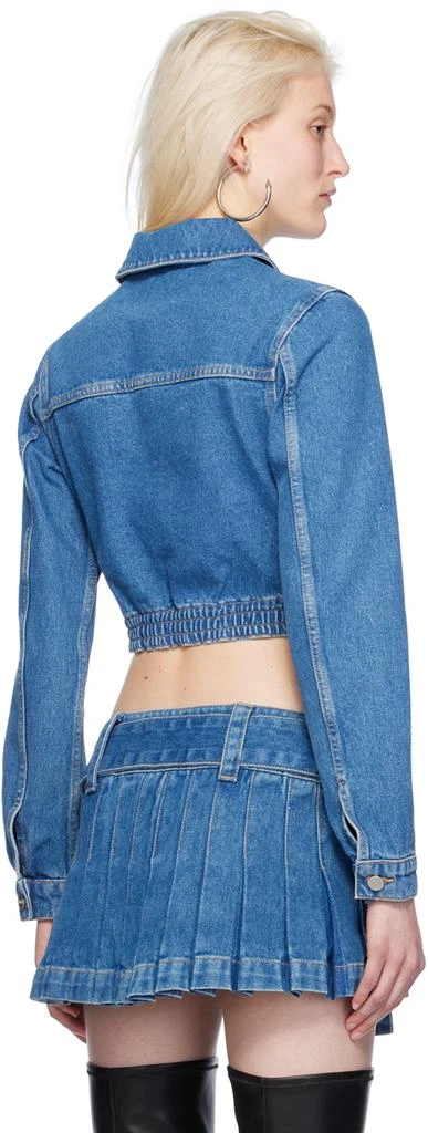 Dion Lee Blue Corset Denim Jacket 3