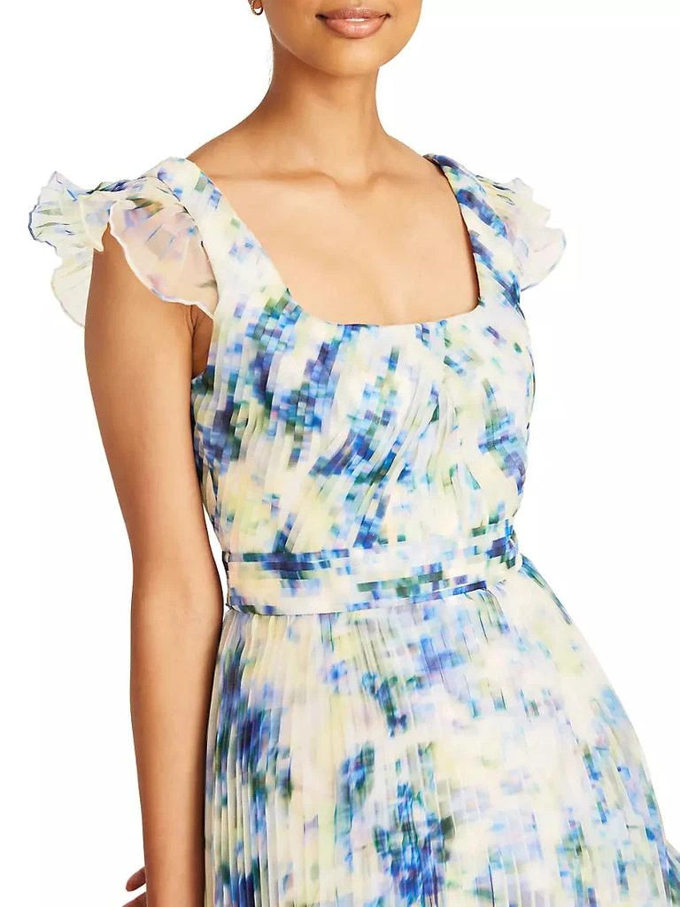 Theia Miriam Pleated Dress 5