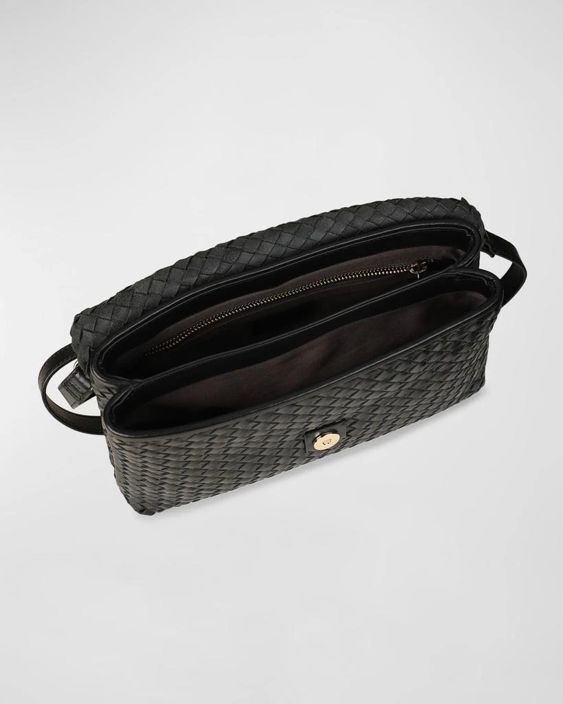 Rafe Jamie Envelope Woven Leather Clutch Bag 3