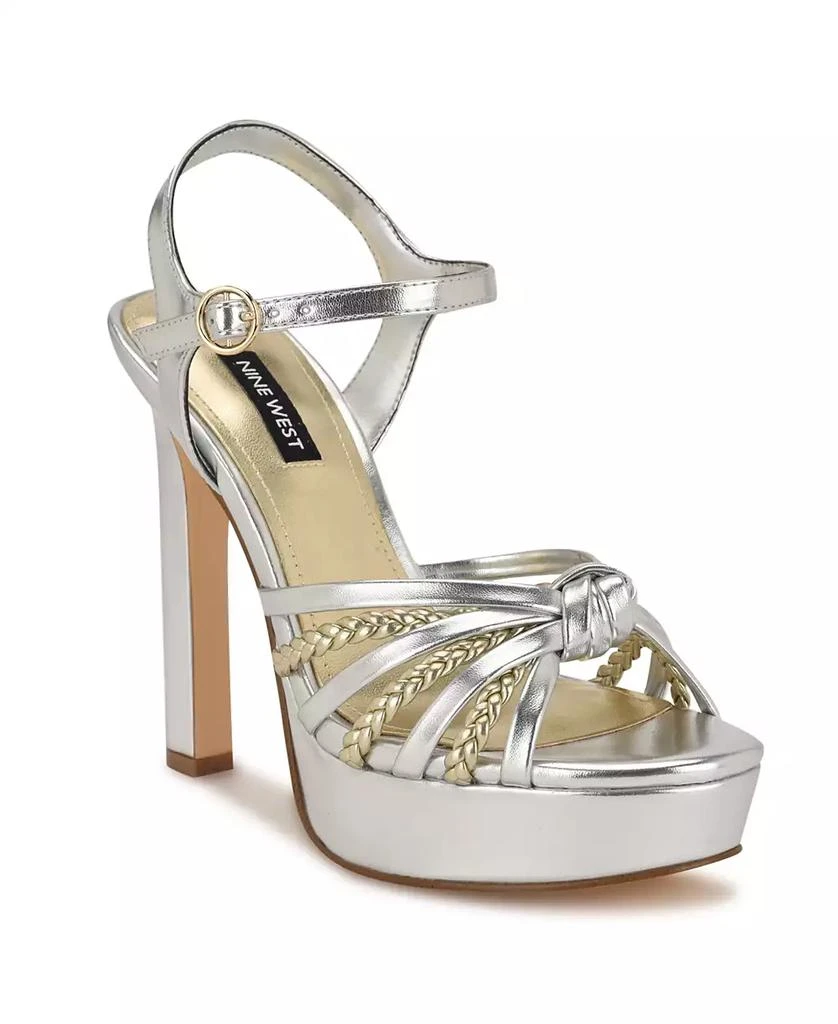 Nine West Women's Waser Strappy Platform Stiletto Sandals 1
