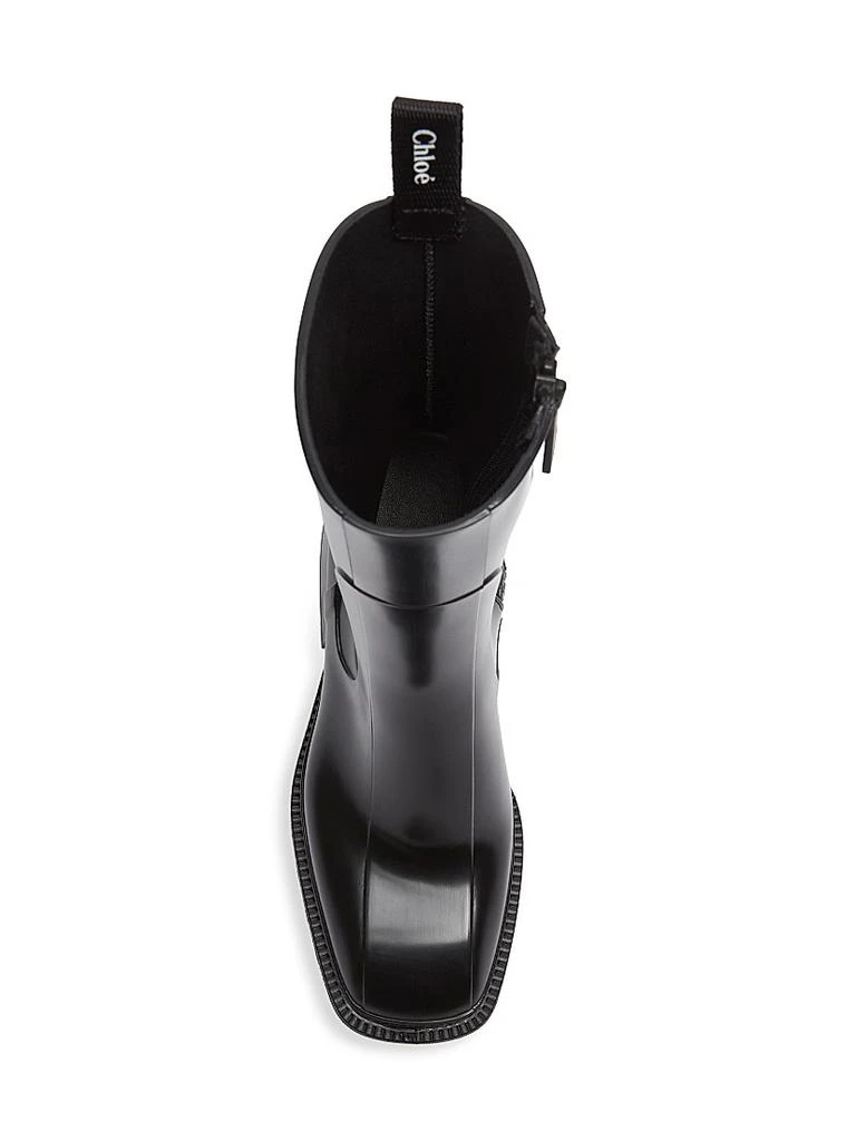Chloé Betty PVC Lug Sole Rain Boots 5