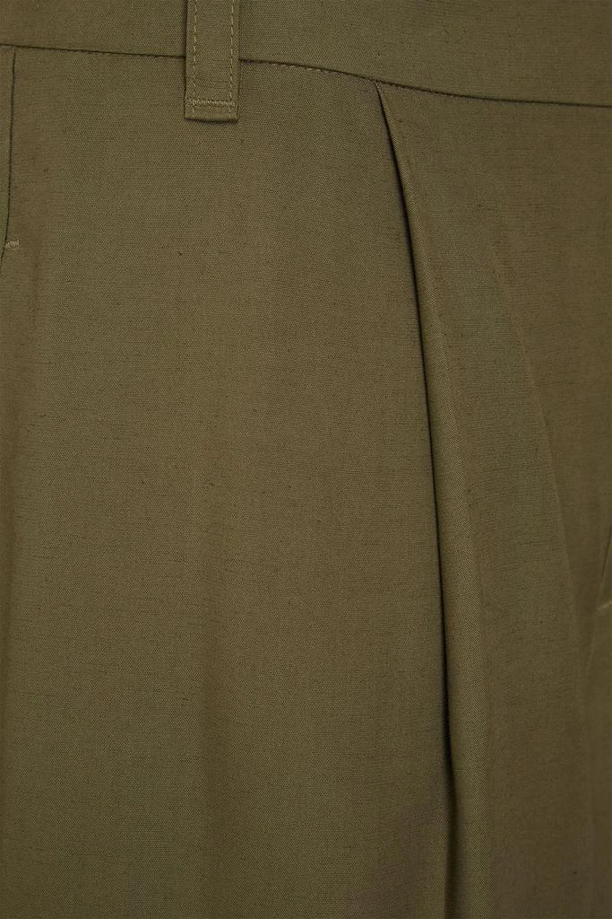 Vince Lyocell and linen-blend wide-leg pants 4