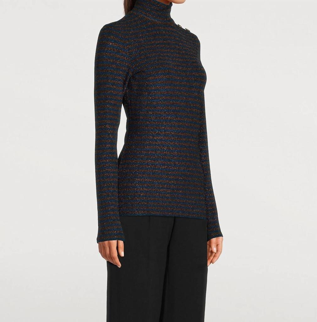 Smythe Smythe - BUTTONED TURTLENECK SWEATER