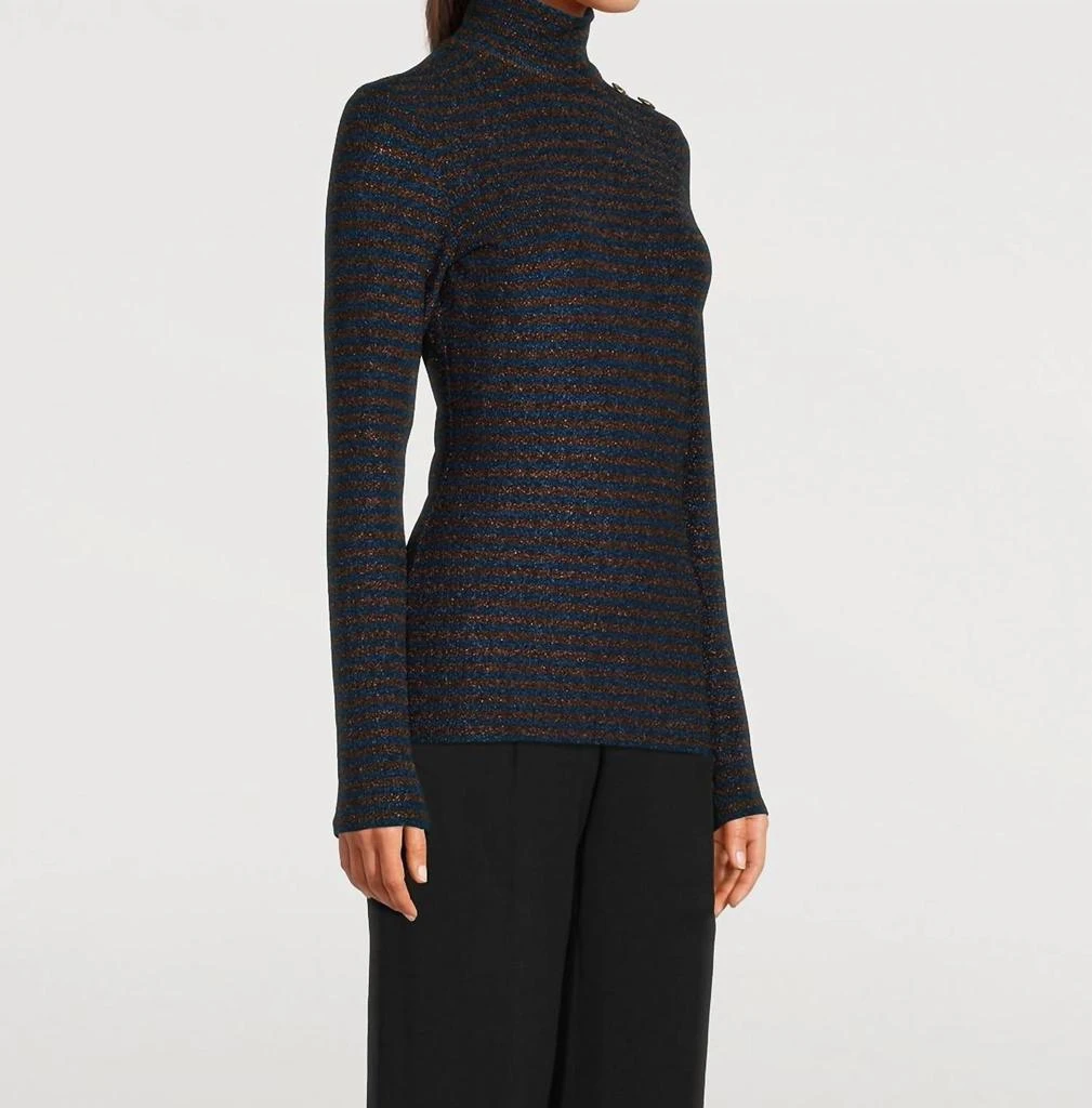 Smythe Smythe - BUTTONED TURTLENECK SWEATER 2