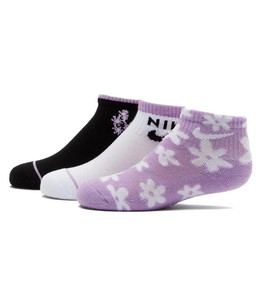 NIKE Ankle Socks 3-Pack (Toddler/Little Kid/Big Kid) 1