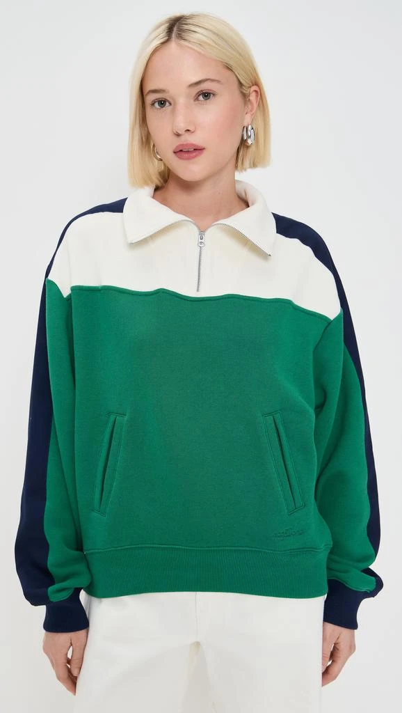 Rag & Bone Vintage Terry Sport Block Half Zip 6