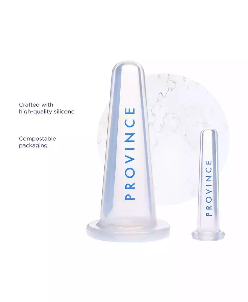 Province Apothecary Sculpting and Toning Facial Cupping Set, 1.5 oz 4
