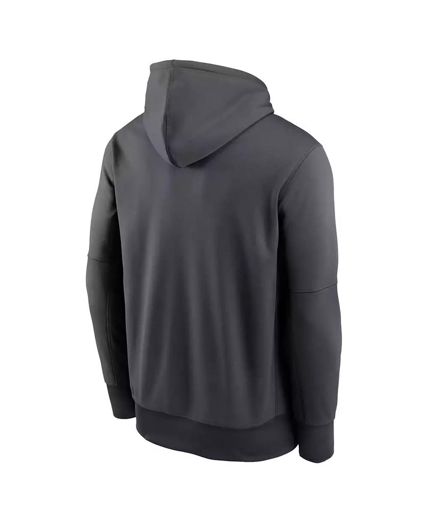 NIKE Men's Anthracite San Francisco 49ers 2023 NFC Champions Locker Room Trophy Collection Pullover Hoodie