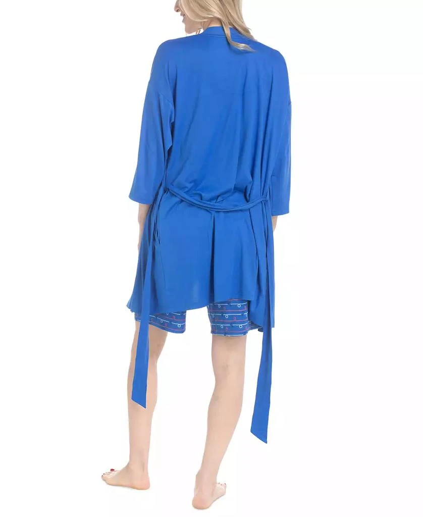 MUK LUKS Women's 3-Pc. Bermuda Travel Sleep Set 2