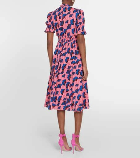 Diane von Furstenberg Erica printed cotton midi dress 3