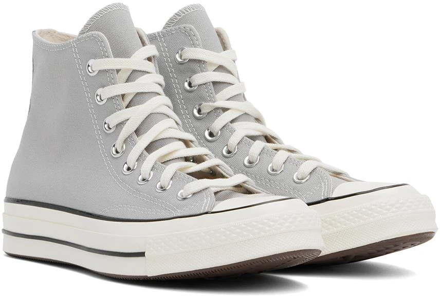 Converse Gray Chuck 70 High Top Sneakers 4