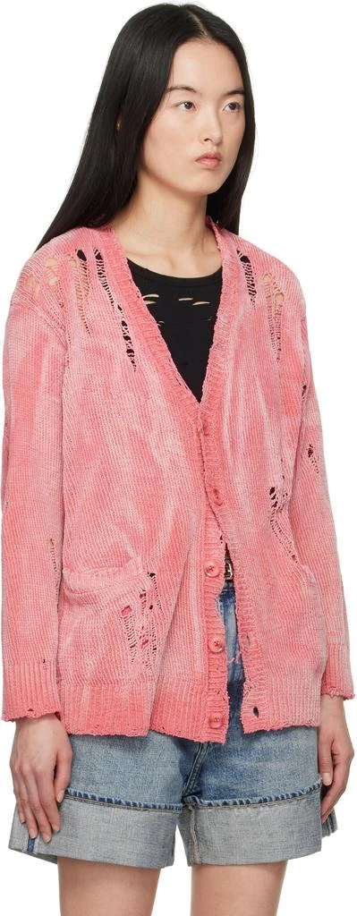 R13 Pink Boyfriend Cardigan 2