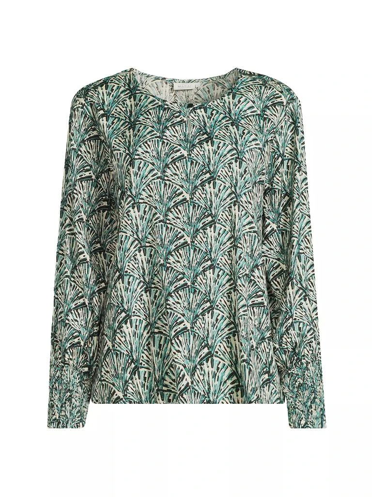 Masai Copenhagen Baila Scallop Palm Blouse 1