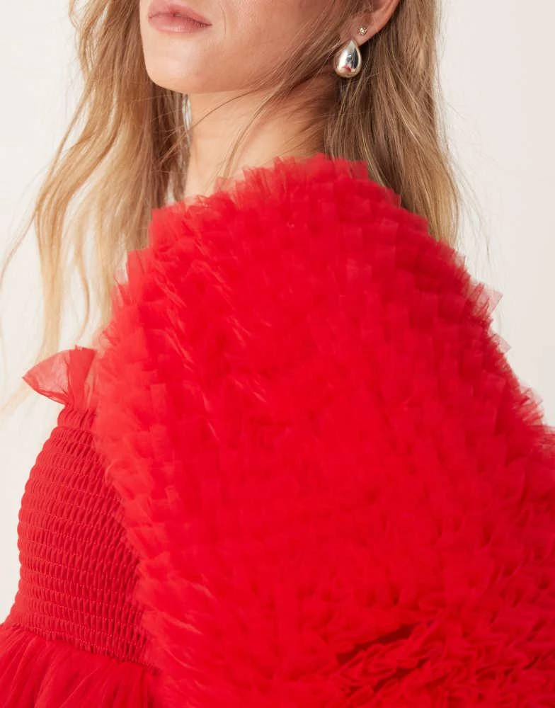 Sister Jane Dream Sister Jane tulle mini dress in red 2
