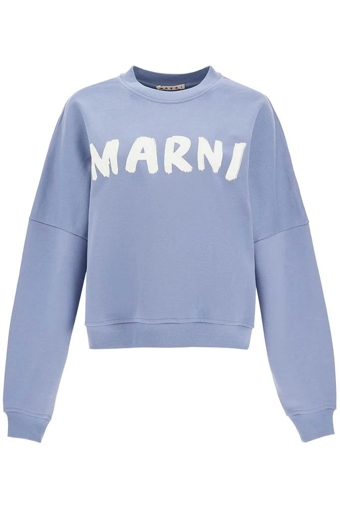 Marni crewneck sweatshirt with logo 1