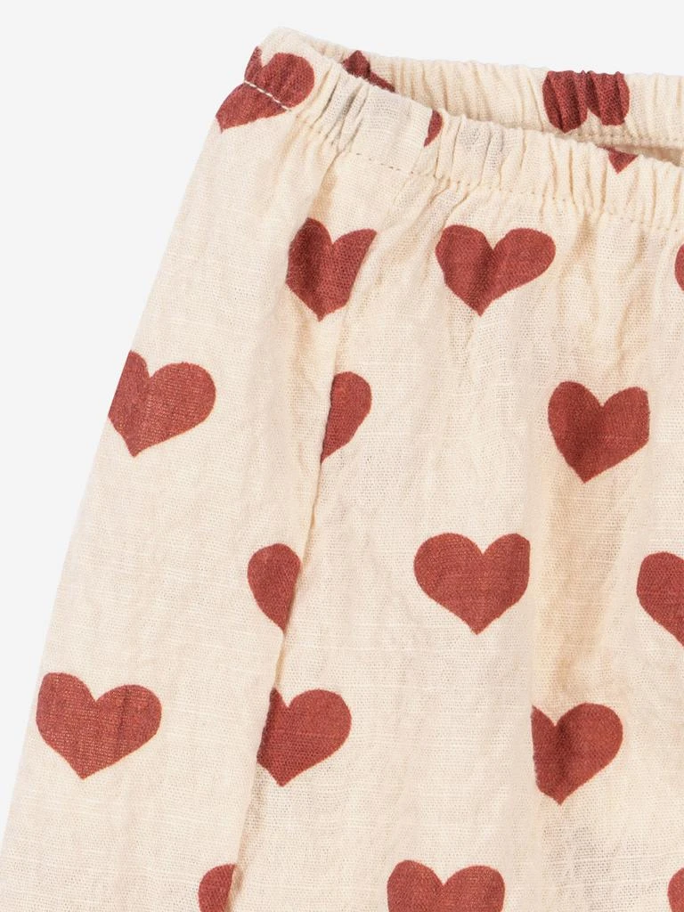 Konges Slojd Girls Ava Slit Shorts in Ivory 3