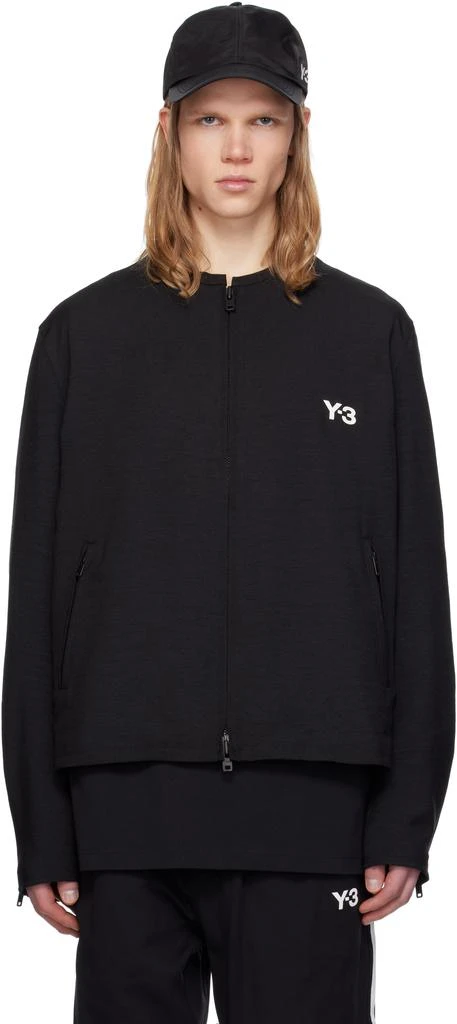 Y-3 Black Sport Uniform 3 Stripes Jacket 1