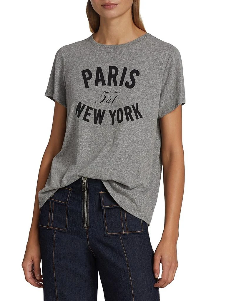 Cinq à Sept Paris New York Graphic T-Shirt 3