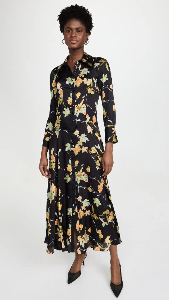 BYTIMO Satin Button Down Dress 1