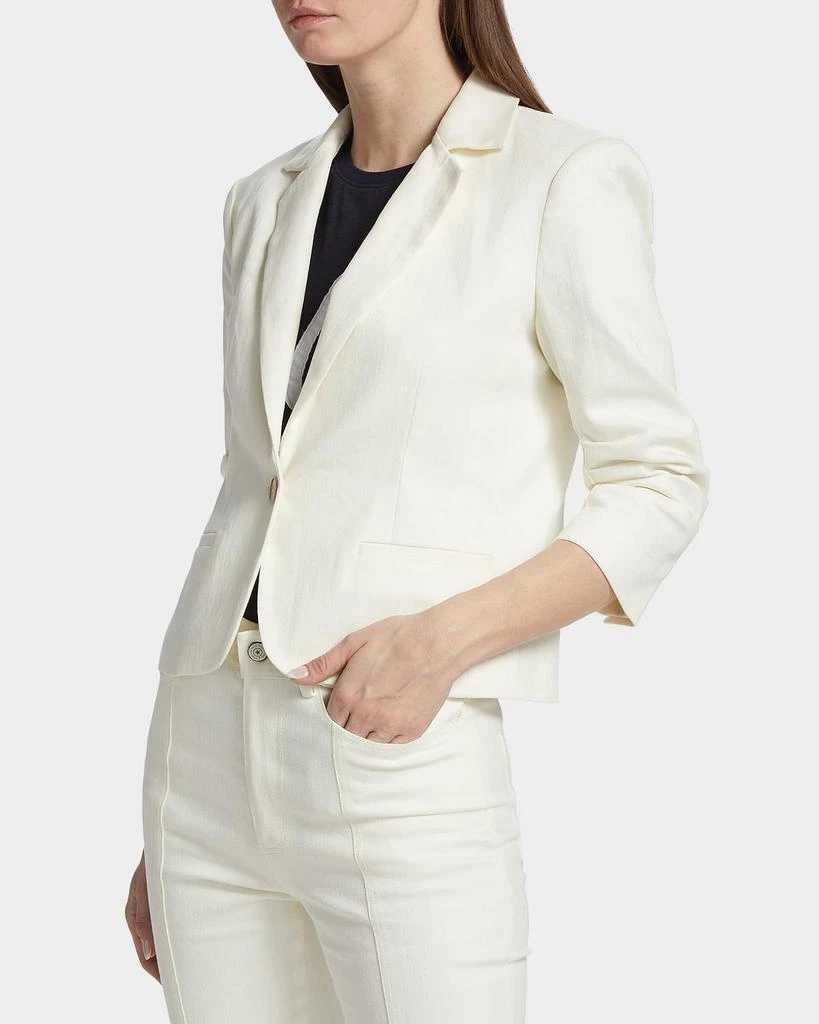 Cinq a Sept Khloe Denim Le Petit Blazer 6