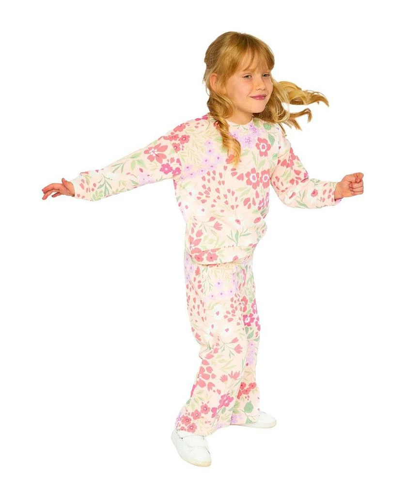 Deux par Deux Girls
 French Terry Printed Flowers Sweatshirt - Baby 3