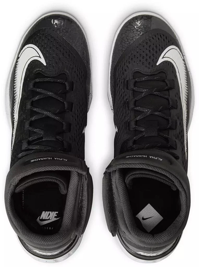 NIKE Nike Men's Alpha Huarache Elite 4 Mid Metal Baseball Cleats 2