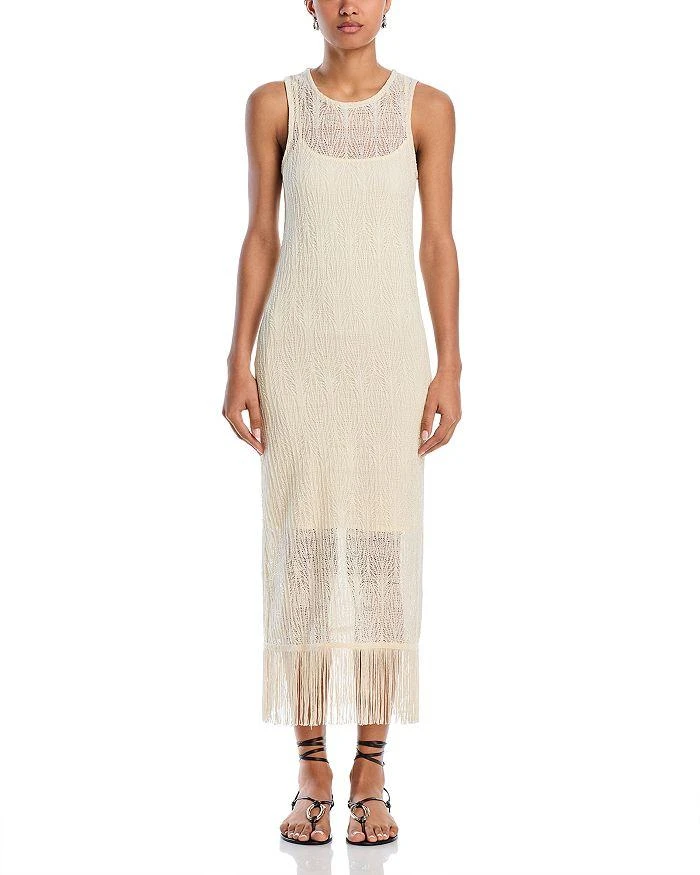 Palmacea Amber Fringe Hem Swim Cover-Up Dress 7