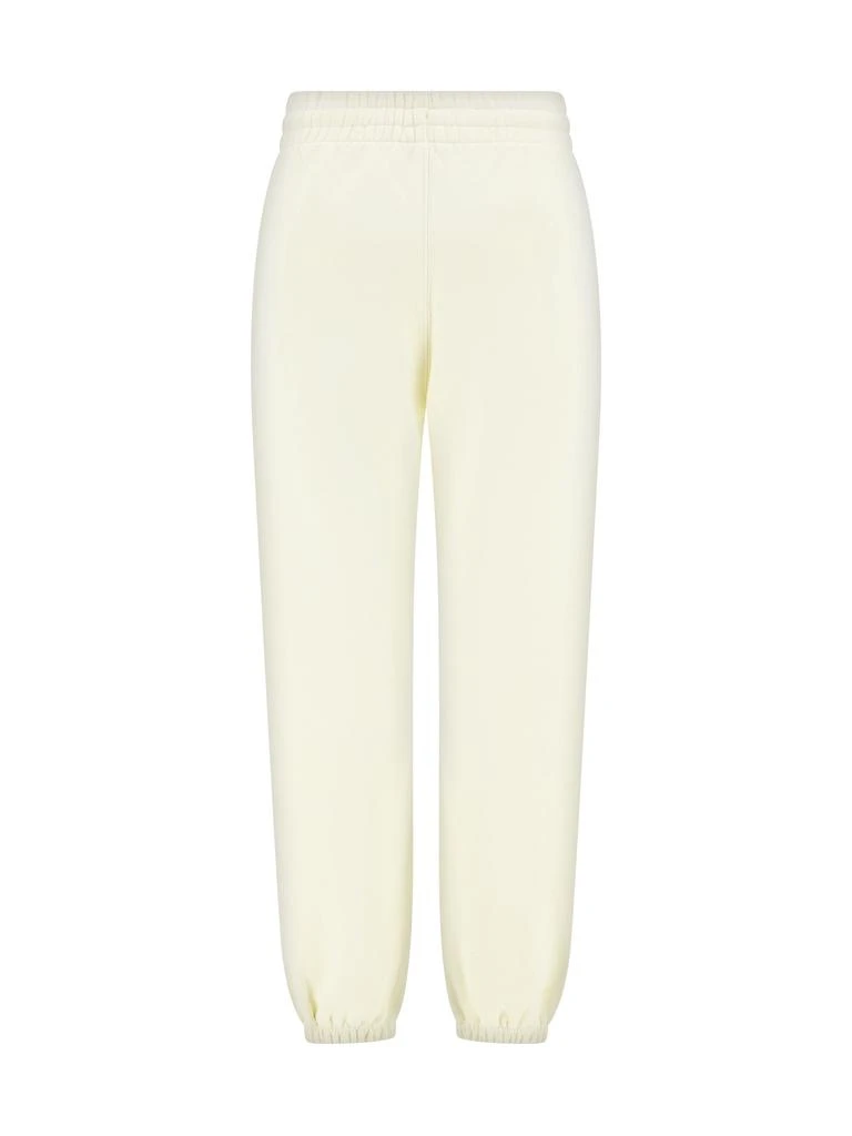 Off-White Cotton trouser with flocked monogram 2